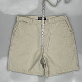 Philip Short Polo By Ralph Lauren Shorts - 36W 8L Beige Cotton