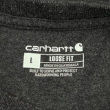 Carhartt T-Shirt - Large Gray Cotton