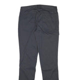 MAMMUT Womens Polyester Blend Black Slim Straight Trousers W29 L31 Outdoor Zip