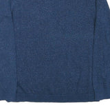 TOMMY HILFIGER Womens Blue Plain Crew Neck Basic Knit Jumper M Cotton Blend