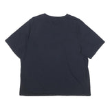 TOMMY HILFIGER Mens Navy Blue Logo Graphic T-Shirt 2XL Short Sleeve Crew Neck