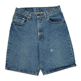 Levis Denim Shorts - 30W 9L Blue Cotton