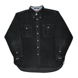 Tommy Hilfiger Cord Shirt - XL Black Cotton