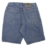 WRANGLER Mens Denim Blue Casual Shorts M W32 Classic Fit Cotton Blend