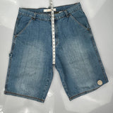 Timberland Cargo Denim Shorts - 34W 12L Blue Denim