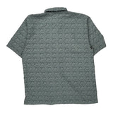 Diss Jeans Hawaiian Shirt - Large Grey Cotton Blend