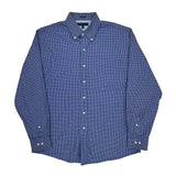 Tommy Hilfiger Slim Fit Shirt - Large Blue Cotton
