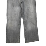 J.F.GEE Mens Regular Fit Grey Cotton Blend Denim Jeans W34 L27 Casual Zip