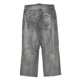 J.F.GEE Mens Regular Fit Grey Cotton Blend Denim Jeans W34 L27 Casual Zip