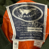 Age 10 Up And Away Bomber Jacket - Medium Green Polyester