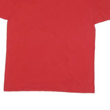 POLO RALPH LAUREN Mens Red Plain T-Shirt L Short Sleeve Crew Neck Pocket