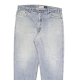 LEVI'S Mens Regular Fit Light Blue Denim Jeans W40 L32 Cotton Blend Zip