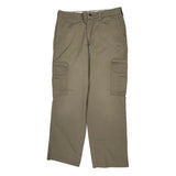 Dickies Cargo Trousers - 34W 32L Khaki Cotton