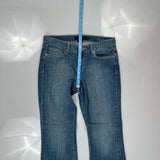 Calvin Klein Jeans Flared Jeans - 32W US 8 Blue Cotton