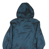 FORECASTER Womens Blue & Burgundy Hooded Jacket XS Polyester Blend Zip Outdoor