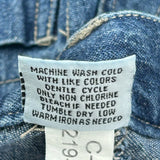 Wrangler Cargo Denim Shorts - 30W 12L Blue Cotton