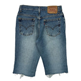Age 5 Levis Boot Cut Denim Shorts - Small Blue Cotton