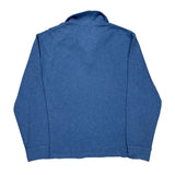 Polo By Ralph Lauren 1/4 Zip - Large Blue Cotton