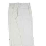 SCHOFFEL Womens Regular White Polyester Blend Zip Trousers W32 L34 Outdoor