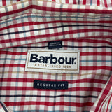 Barbour Short Sleeve Shirt - XL White Cotton