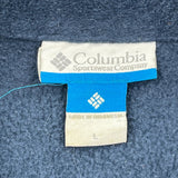 Columbia Fleece Jacket - Large Blue Polyester