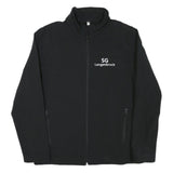 KARI BAN Mens Black SG Langenbruck Zip Jacket L Polyester Blend Casual Outerwear