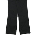 LONDON JEAN Womens Cotton Blend Black Regular Fit Straight Leg Trousers W30 L31