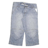 RIVIERA HOTEL Mens Cotton Blend Blue Casual Shorts XL W34 Comfortable Summer