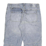 RIVIERA HOTEL Mens Cotton Blend Blue Casual Shorts XL W34 Comfortable Summer