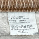 Dickies Carpenter Pants - 36W 31L Beige Cotton