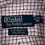 Polo By Ralph Lauren Checked Shirt - Medium Red Cotton
