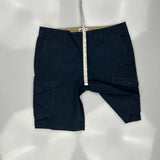 Timberland Cargo Cargo Shorts - 36W 10L Navy Cotton