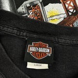 San Francisco Harley Davidson Graphic T-Shirt - Large Black Cotton