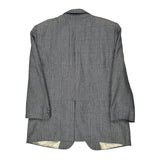 Burberry Pinstripe Blazer - XL Grey Wool