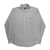 Ralph Lauren Checked Shirt - XL White Cotton