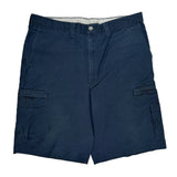 Dickies Cargo Shorts - 37W 11L Navy Cotton