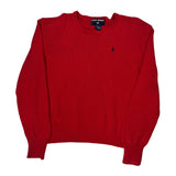 Polo Sport Sweater - Large Red Cotton