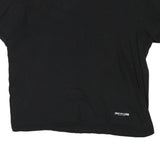 TRUE RELIGION Mens Black Graphic T-Shirt XL Short Sleeve Crew Neck Cotton Blend