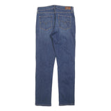 LEVI'S Womens Jeans Blue Slim Straight Denim Medium W30 L32 Classic Fit Zip