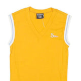 RALPH LAUREN POLO JEANS COMPANY Womens Yellow Sleeveless V-Neck T-Shirt M