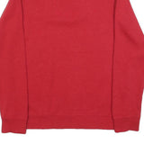 CHAPS Mens Red 1/4 Zip S Sweatshirt Cotton Blend Casual Pullover