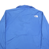 THE NORTH FACE Mens Blue Outdoor Jacket M Polyester Plain Zip Lightweight
