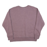 FILA Womens Purple Crew Neck L Cotton Blend Sweatshirt Casual Pullover