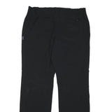 JACK WOLFSKIN Womens Polyester Blend Black Regular Fit Straight Leg Trousers W34