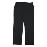 JACK WOLFSKIN Womens Polyester Blend Black Regular Fit Straight Leg Trousers W34