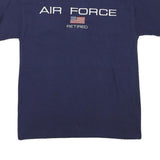 SOFFE Mens Blue Air Force Retired Graphic T-Shirt M Short Sleeve Crew Neck