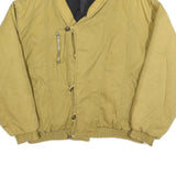 TRADERS Mens Beige Cotton Blend Button Jacket L Casual Lightweight Outerwear