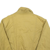 TRADERS Mens Beige Cotton Blend Button Jacket L Casual Lightweight Outerwear