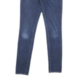LEVI'S Womens Slim Blue Denim Medium Wash Jeans W24 L30 Classic Zip Fastening