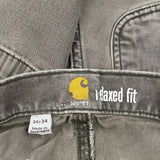 Carhartt Carpenter Trousers - 33W 34L Grey Cotton